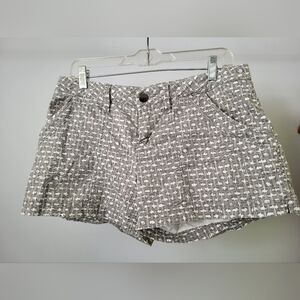 Lole Stylish Gray Patterned Women's Shorts